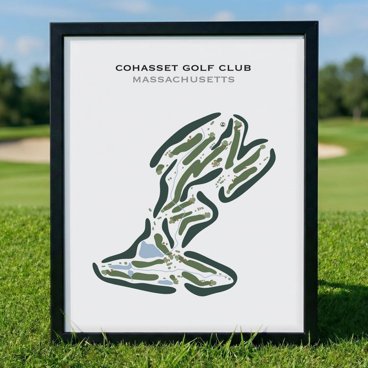 Cohasset Golf Club, Massachusetts - Printed Golf Course