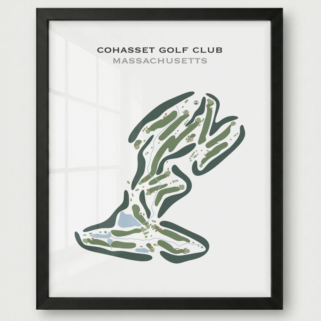 Cohasset Golf Club, Massachusetts - Printed Golf Course