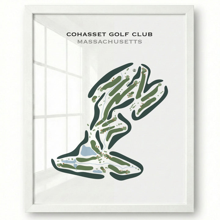 Cohasset Golf Club, Massachusetts - Printed Golf Course