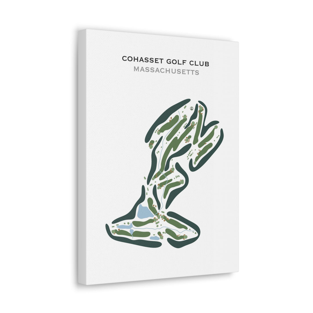 Cohasset Golf Club, Massachusetts - Printed Golf Course