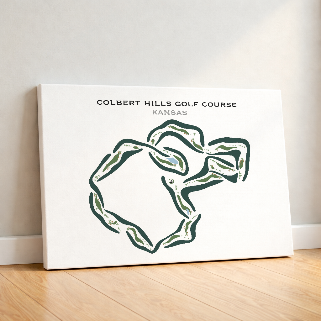 Colbert Hills Golf Course, Kansas - Printed Golf Courses