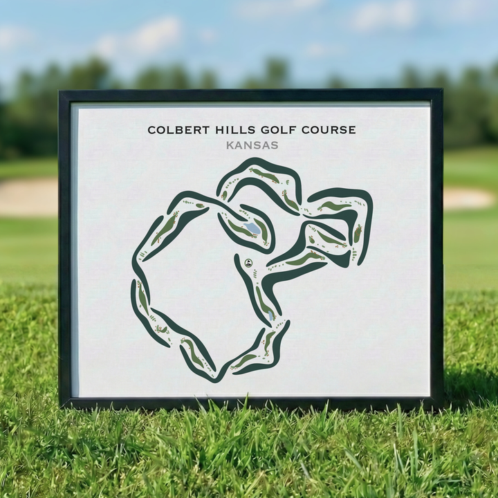 Colbert Hills Golf Course, Kansas - Printed Golf Courses