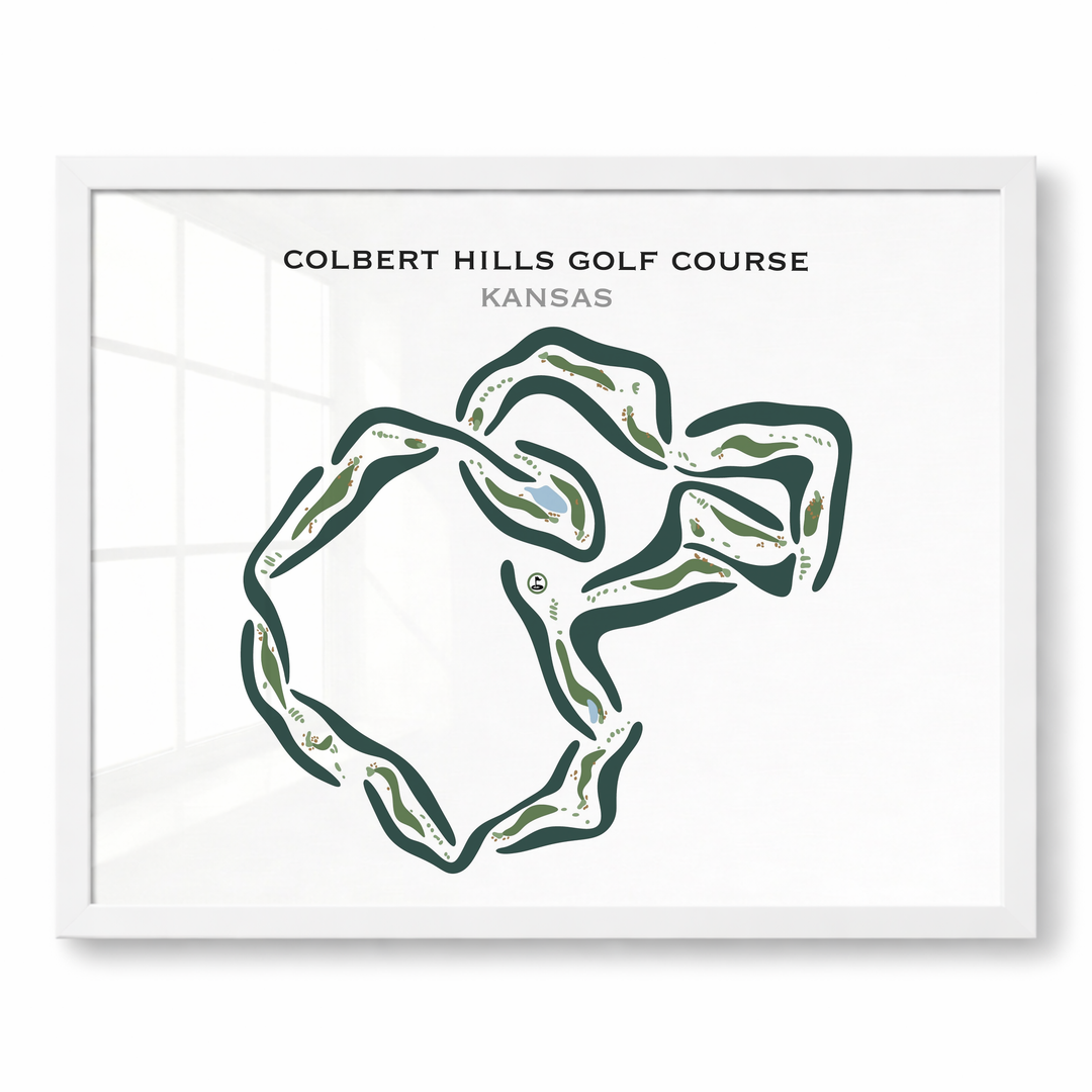 Colbert Hills Golf Course, Kansas - Printed Golf Courses