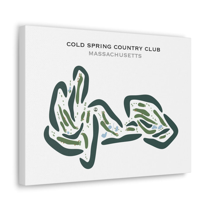 Cold Spring Country Club, Massachusetts - Printed Golf Courses