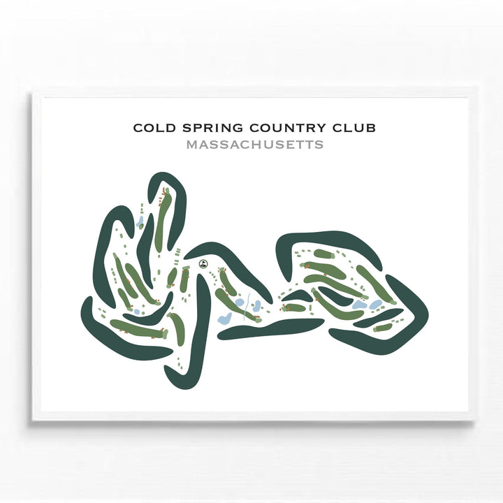 Cold Spring Country Club, Massachusetts - Printed Golf Courses