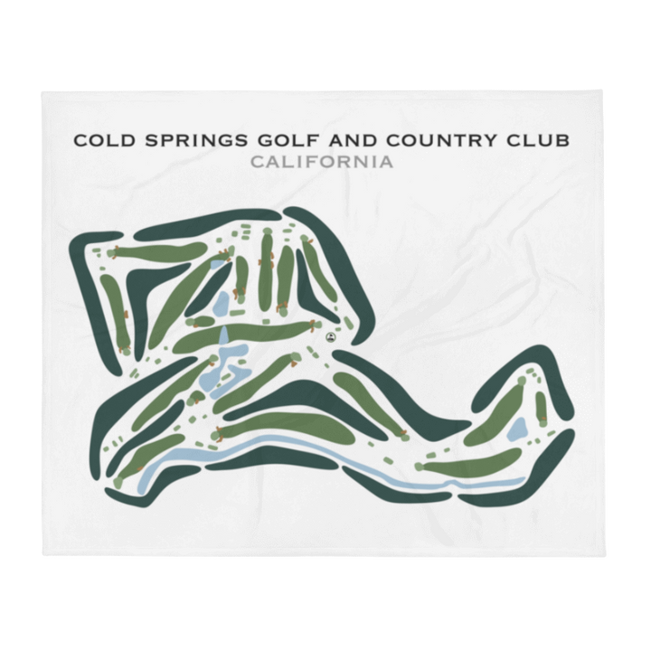 Cold Springs Golf Country Club, California - Printed Golf Courses