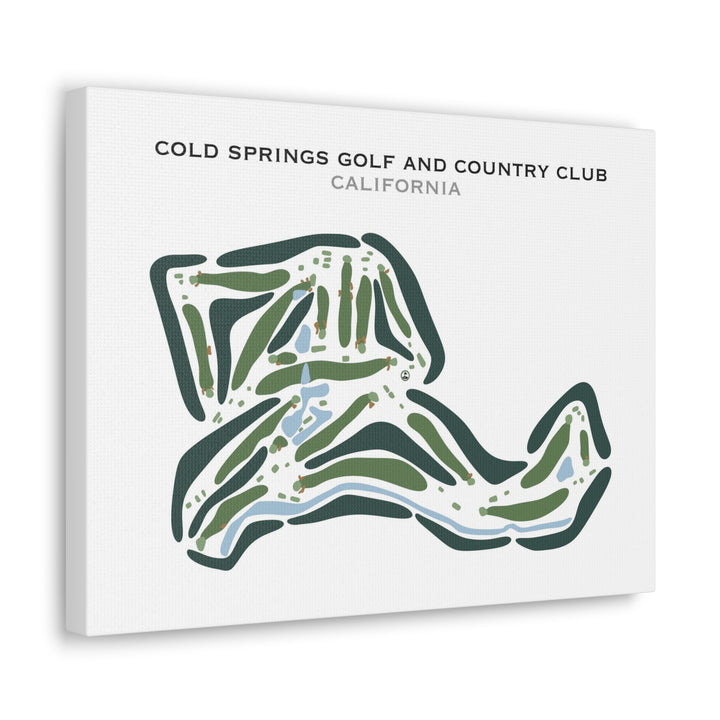 Cold Springs Golf Country Club, California - Printed Golf Courses