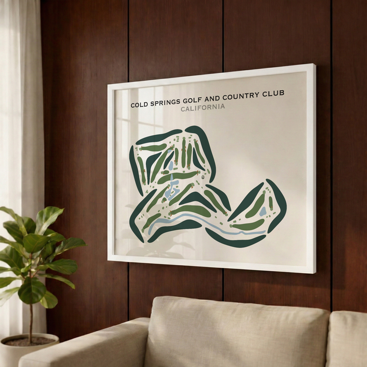 Cold Springs Golf and Country Club, California - Printed Golf Courses