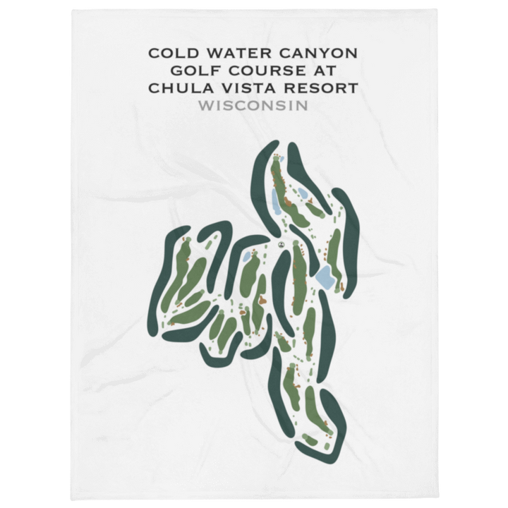 Cold Water Canyon Golf Course at Chula Vista Resort, Wisconsin - Printed Golf Courses