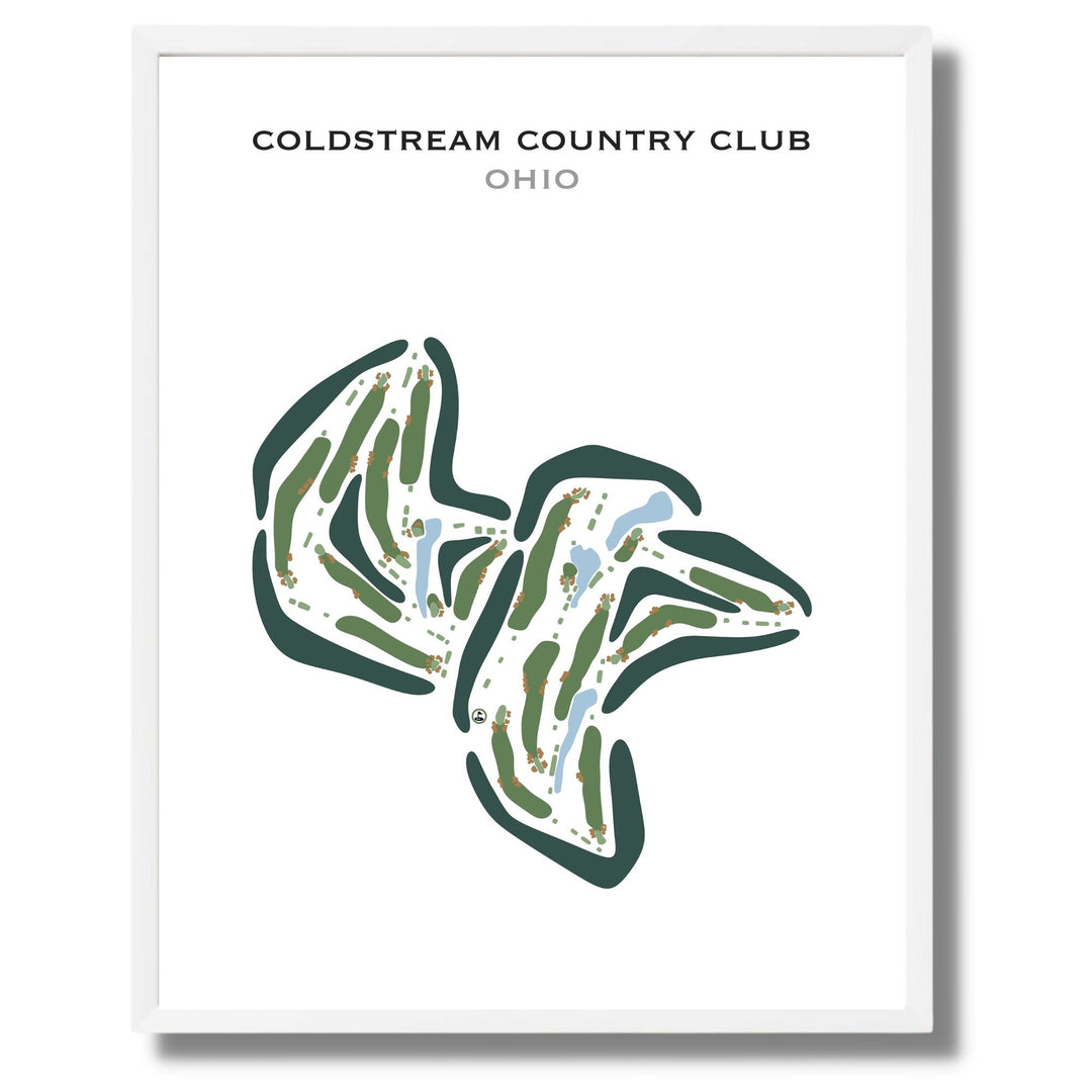 Coldstream Country Club, Ohio - Printed Golf Courses