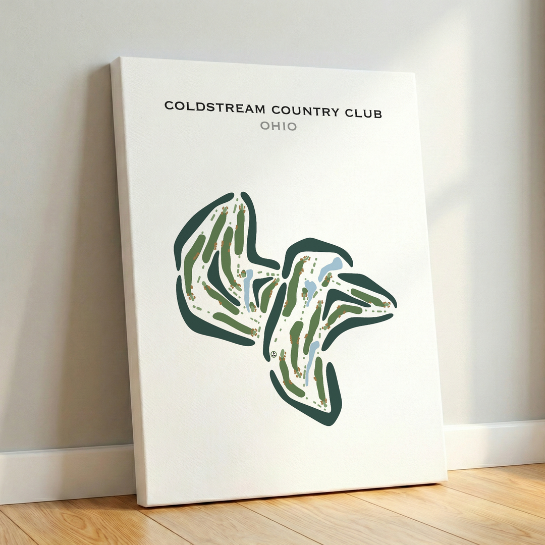 Coldstream Country Club, Ohio - Printed Golf Courses