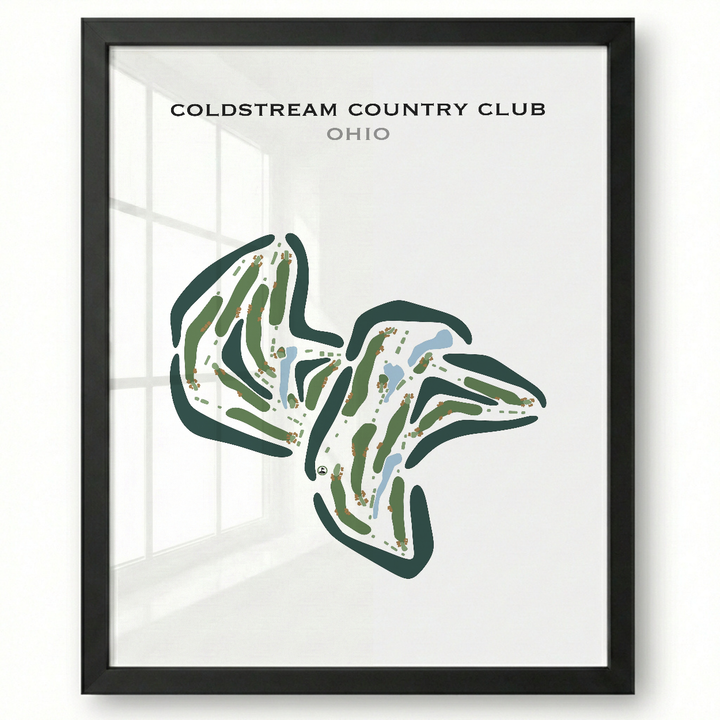 Coldstream Country Club, Ohio - Printed Golf Courses
