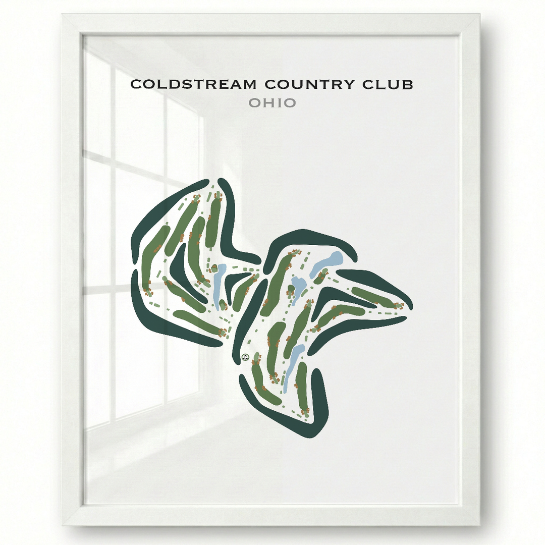 Coldstream Country Club, Ohio - Printed Golf Courses
