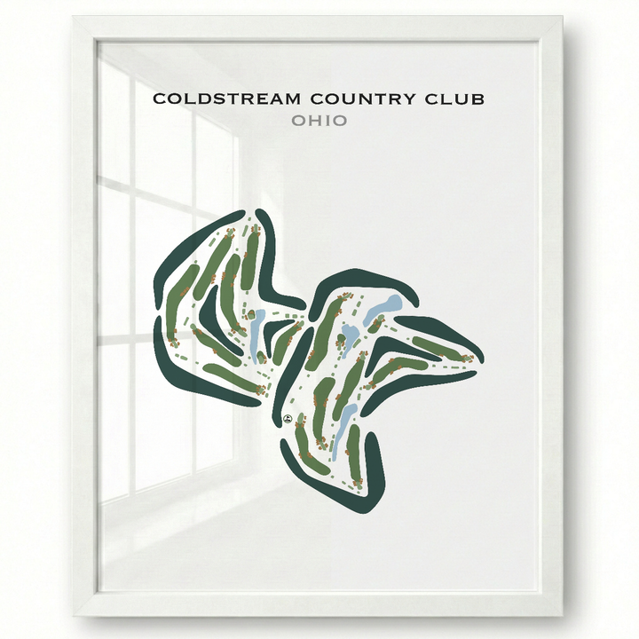 Coldstream Country Club, Ohio - Printed Golf Courses