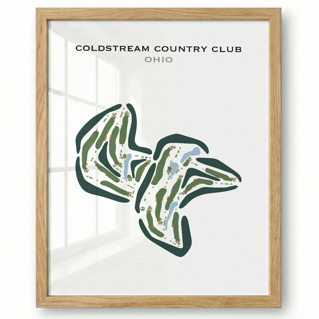 Coldstream Country Club, Ohio - Printed Golf Courses