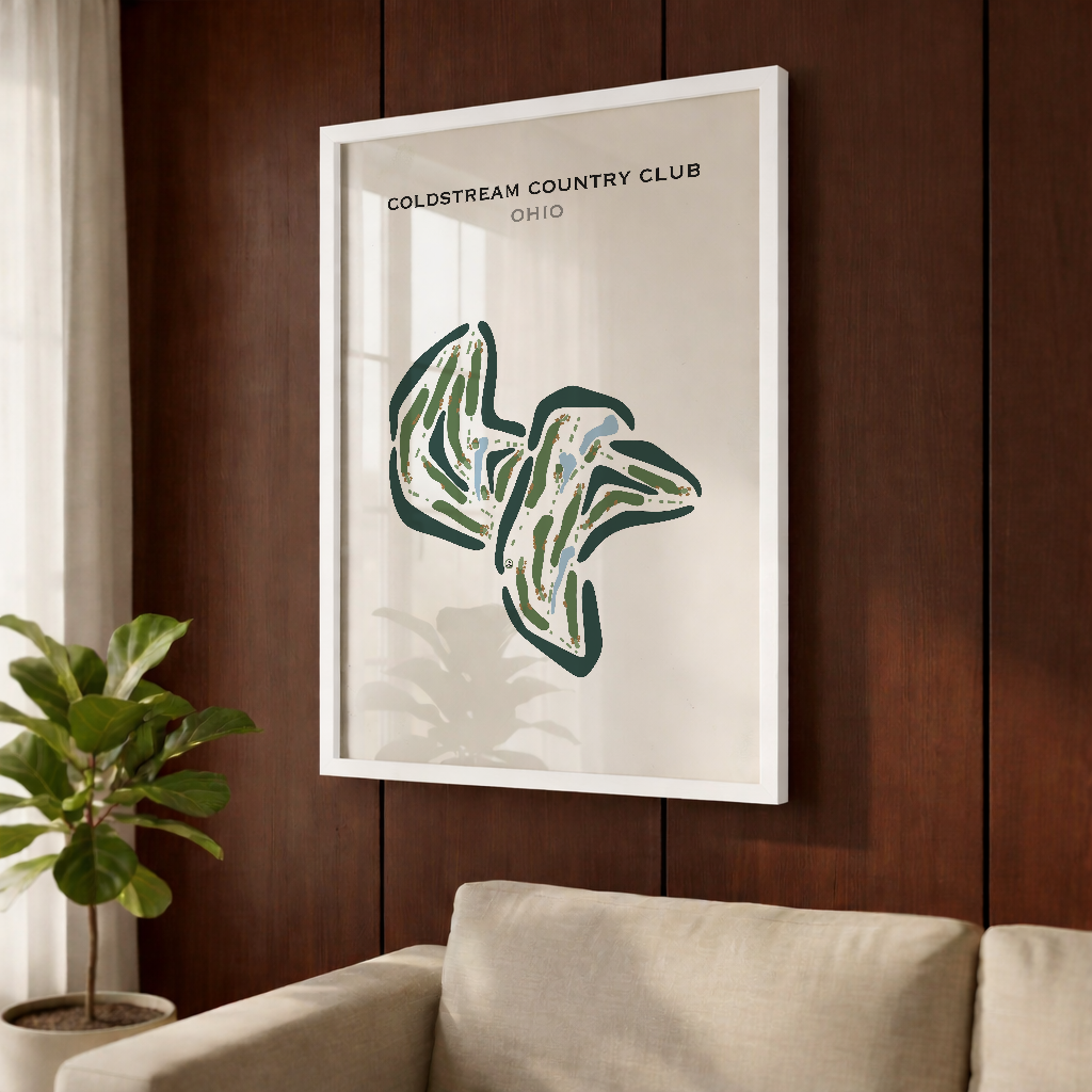 Coldstream Country Club, Ohio - Printed Golf Courses
