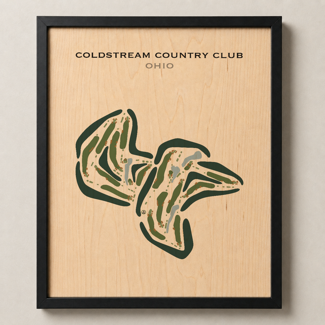 Coldstream Country Club, Ohio - Printed Golf Courses