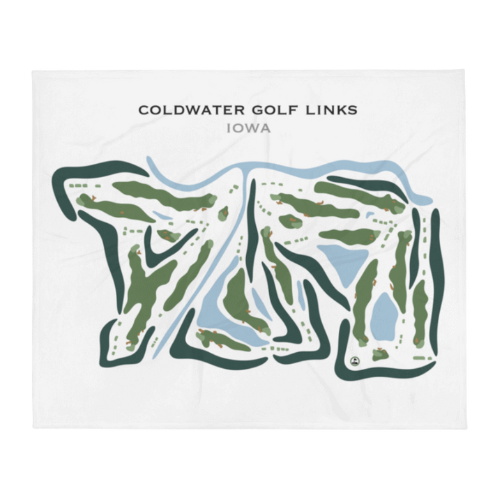 Coldwater Golf Links, Iowa - Printed Golf Courses