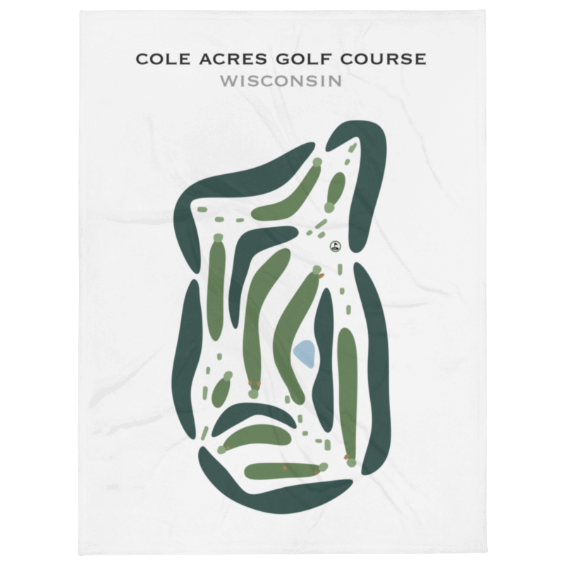 Cole Acres Golf Course, Wisconsin - Printed Golf Courses