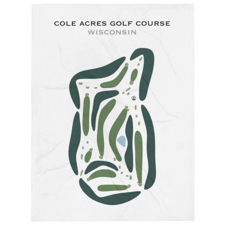 Cole Acres Golf Course, Wisconsin - Printed Golf Courses