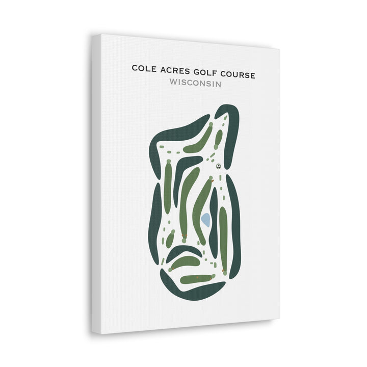 Cole Acres Golf Course, Wisconsin - Printed Golf Courses