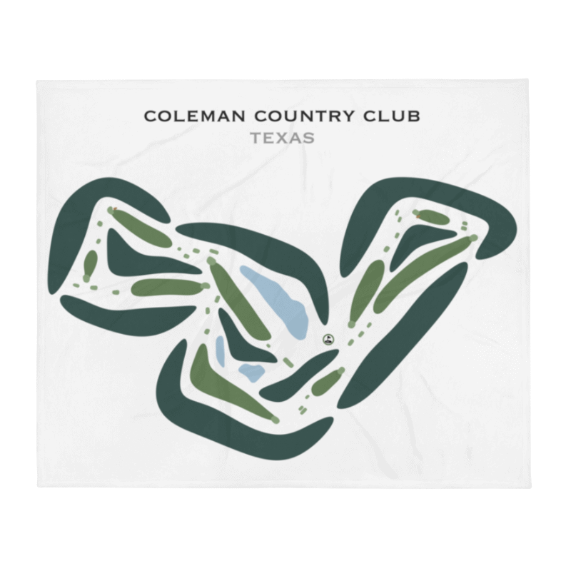 Coleman Country Club, Texas - Printed Golf Courses