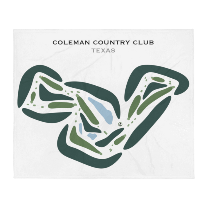 Coleman Country Club, Texas - Printed Golf Courses