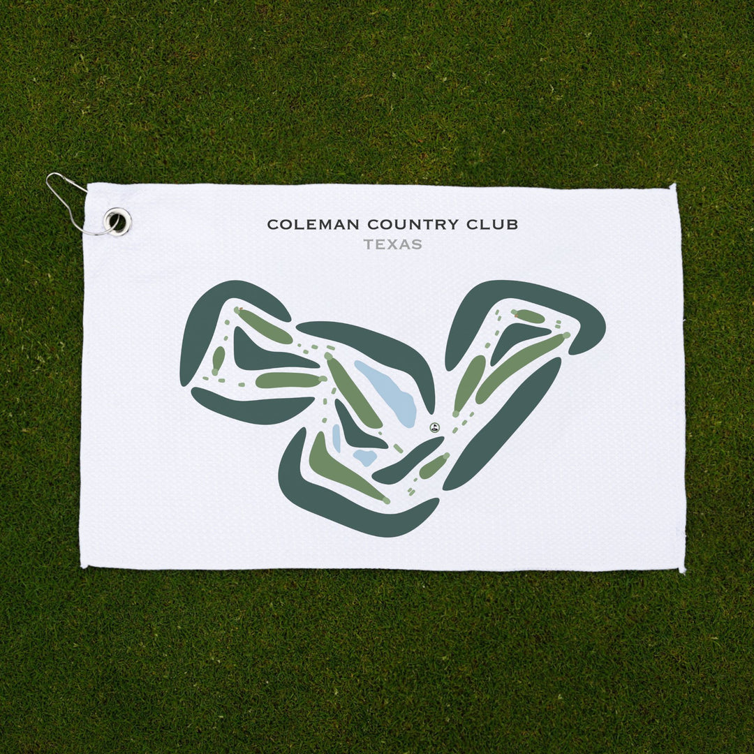 Coleman Country Club, Texas - Printed Golf Courses