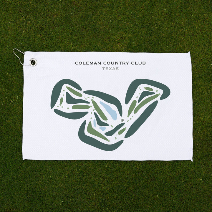 Coleman Country Club, Texas - Printed Golf Courses
