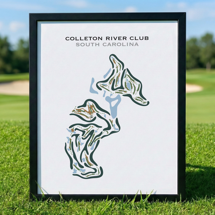 Colleton River Club, South Carolina - Printed Golf Course