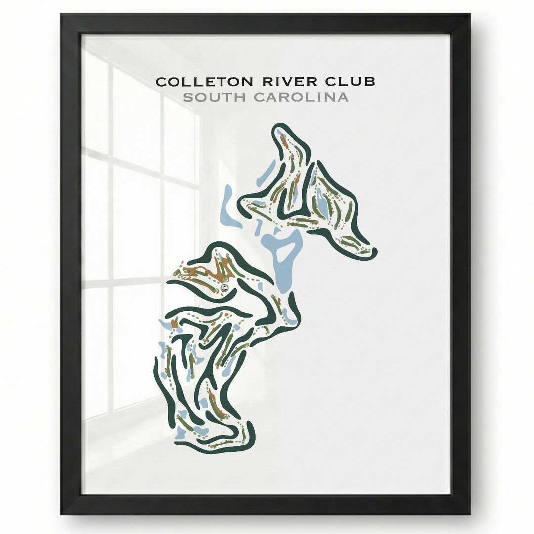 Colleton River Club, South Carolina - Printed Golf Course