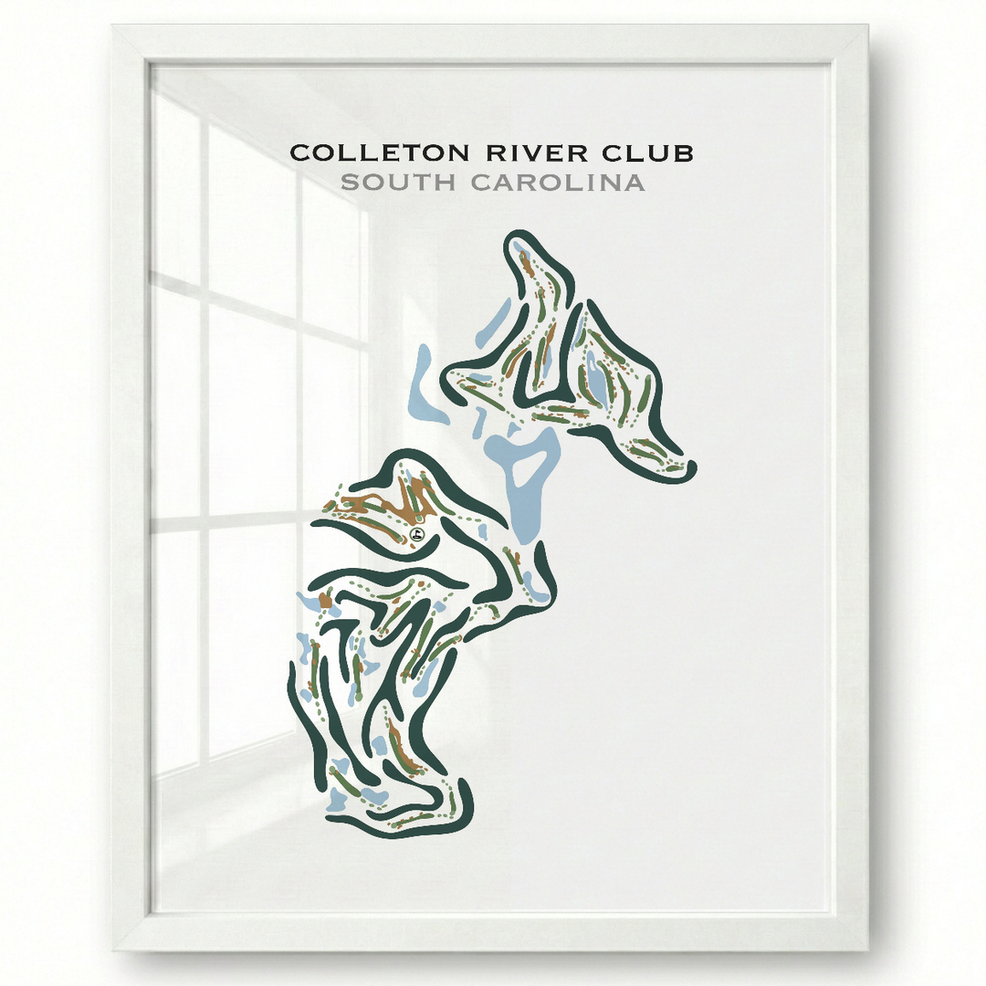 Colleton River Club, South Carolina - Printed Golf Course