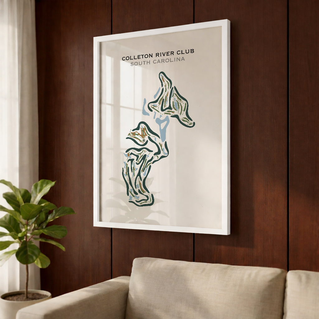 Colleton River Club, South Carolina - Printed Golf Course