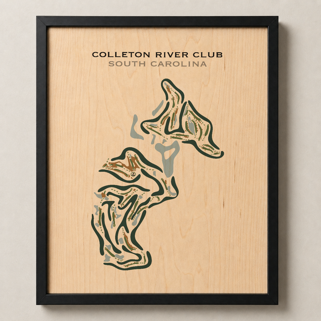 Colleton River Club, South Carolina - Printed Golf Course