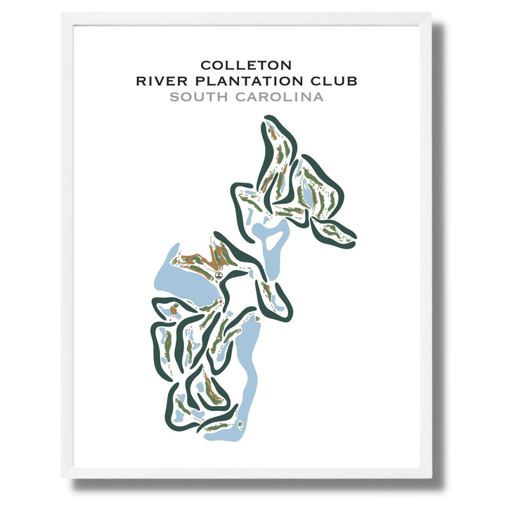 Colleton River Club, Plantation Club, South Carolina  - Printed Golf Courses