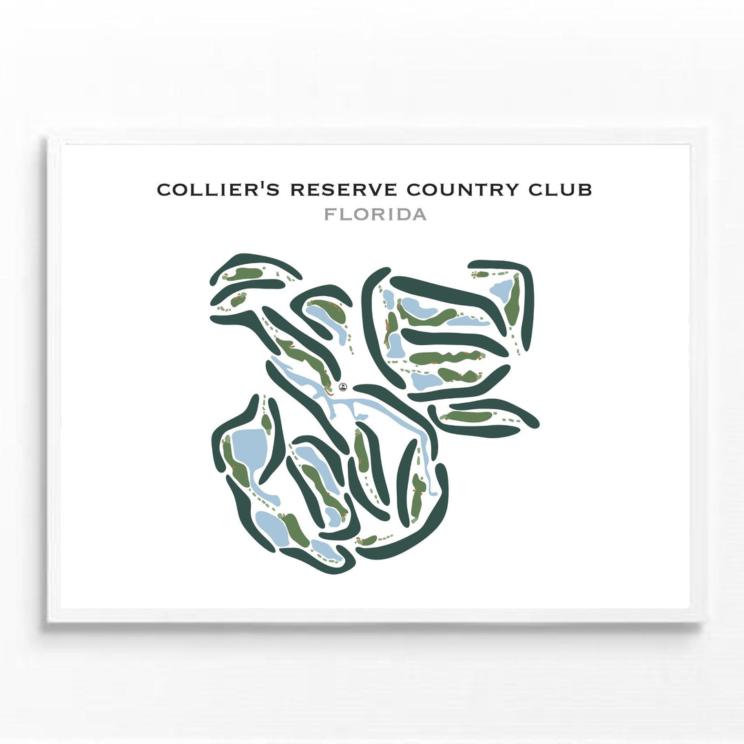 Collier's Reserve Country Club, Florida - Printed Golf Courses
