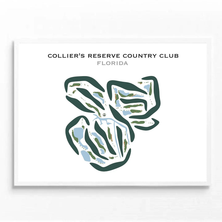 Collier's Reserve Country Club, Florida - Printed Golf Courses