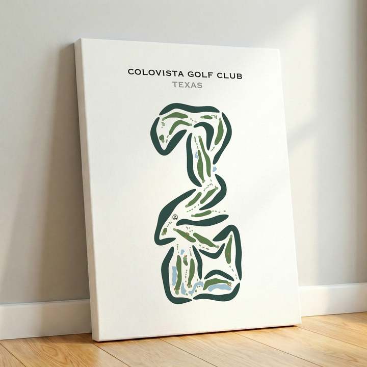 ColoVista Golf Club, Texas - Printed Golf Courses