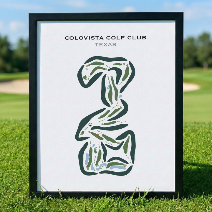 ColoVista Golf Club, Texas - Printed Golf Courses