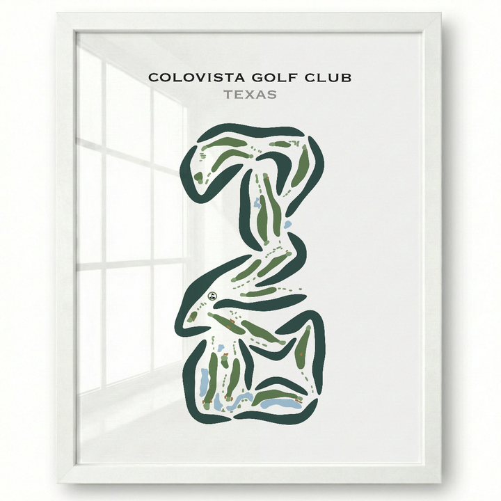 ColoVista Golf Club, Texas - Printed Golf Courses