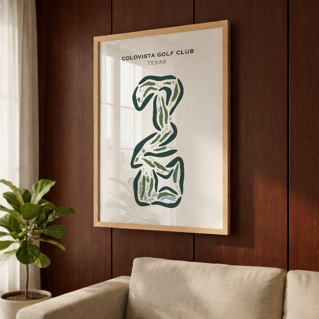 ColoVista Golf Club, Texas - Printed Golf Courses