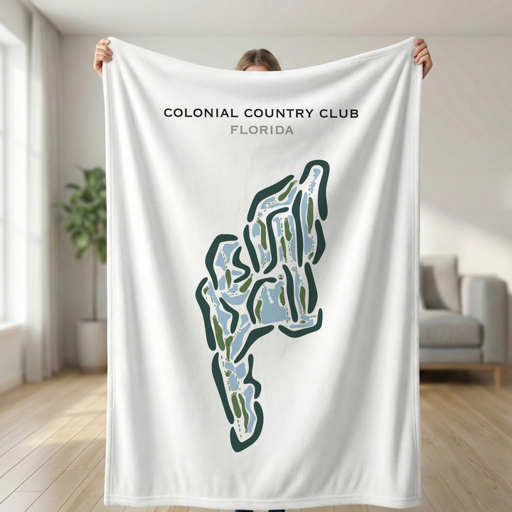 Colonial Country Club, Florida - Printed Golf Courses