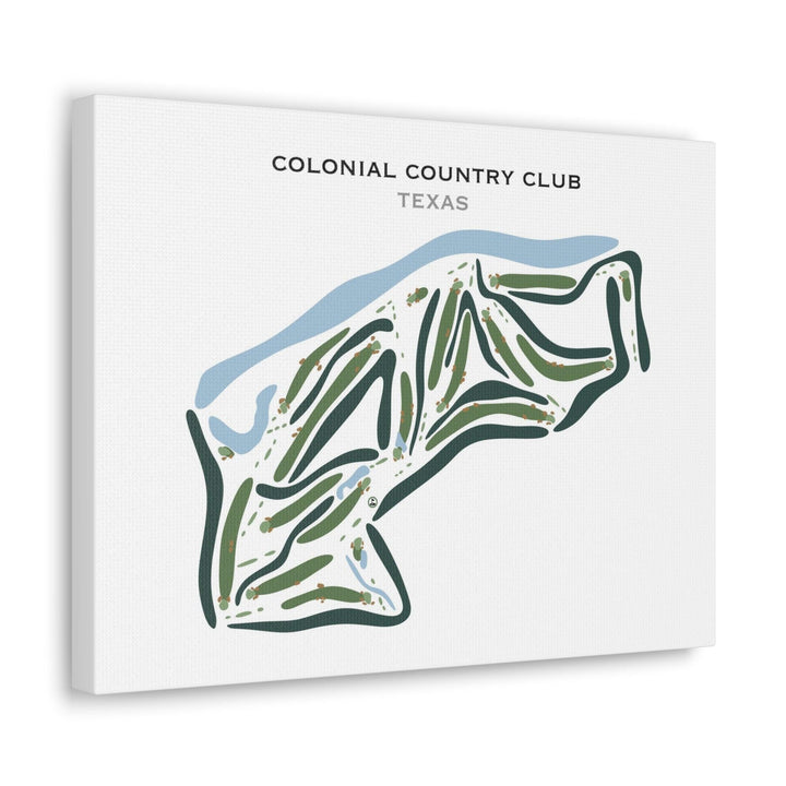 Colonial Country Club, Texas - Printed Golf Courses - Golf Course Prints