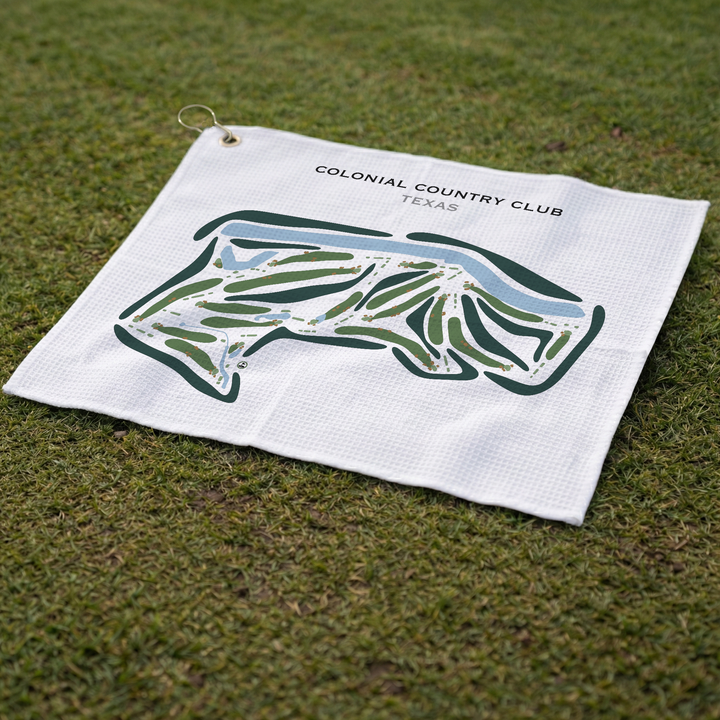 Colonial Country Club, Texas - Printed Golf Courses