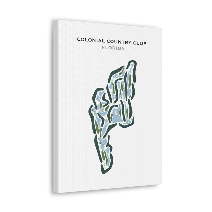 Colonial Country Club, Florida - Printed Golf Courses