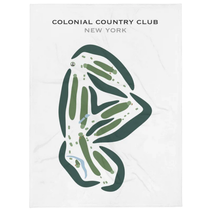 Colonial Country Club, Tannersville, New York  - Printed Golf Courses
