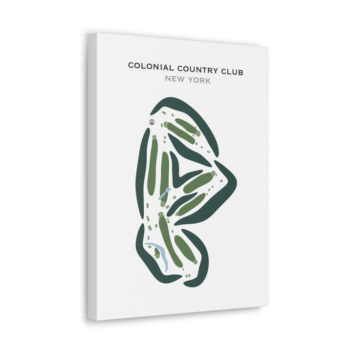 Colonial Country Club, Tannersville, New York  - Printed Golf Courses