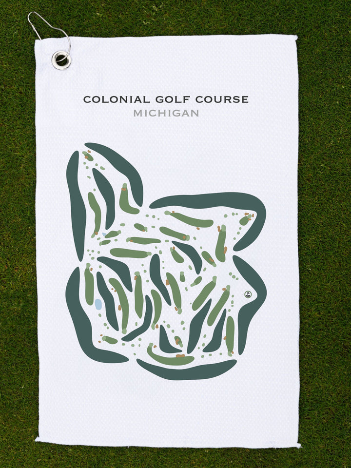 Colonial Golf Course, Michigan - Printed Golf Courses