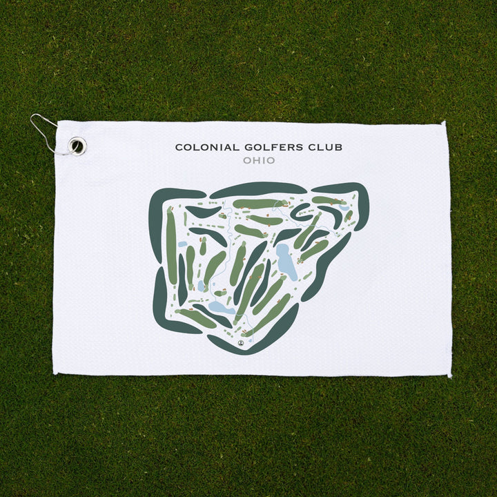 Colonial Golfers Club, Ohio - Printed Golf Courses