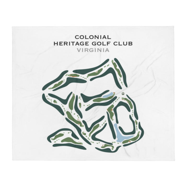 Colonial Heritage Golf Club, Virginia - Printed Golf Course